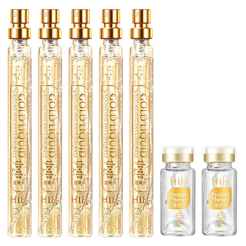 Gold Protein Peptide Kit Beauty Salon Skin Care Product Set Gold Thread Carving Liquid Gold Protein Peptide Kit Beauty Salon Skin Care Product Set Gold Thread Carving Liquid